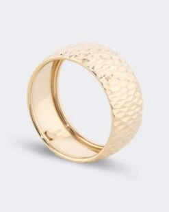 Bandring Mit Diamantschnitten