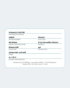 Brillant-Armband 1,5 Ct