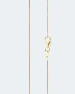 Schlangenkette Aus Gold 0,88 Mm Ø