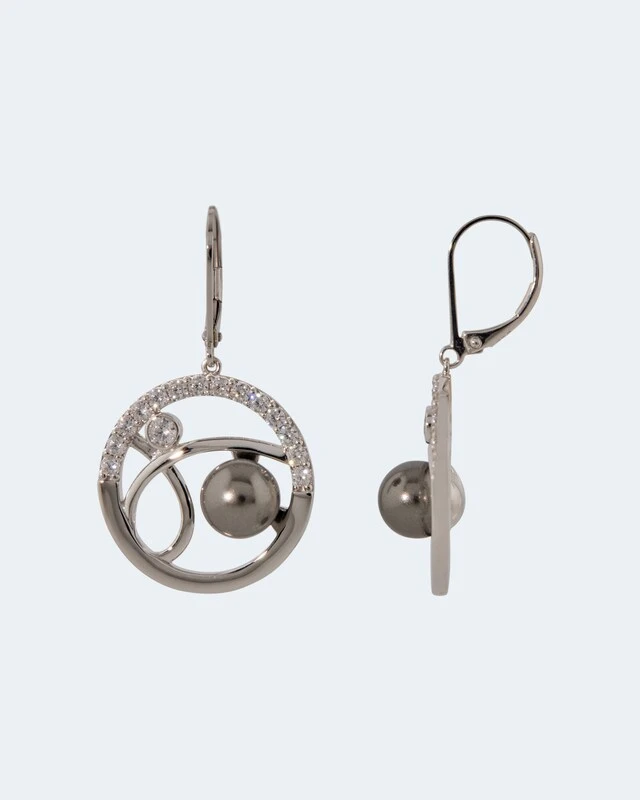 Ohrhänger Mit MK-Perle 8mm 4 Ohrhänger Mit MK-Perle 8mm – Bild 2