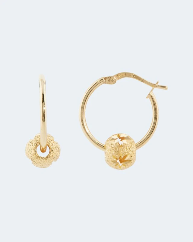 Creolen Im Kugel-Design 8 Creolen Im Kugel-Design – Bild 6