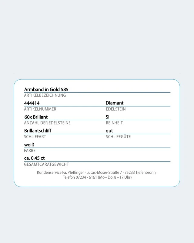 Brillant-Armband 0,45 Ct 3 Brillant-Armband 0,45 Ct