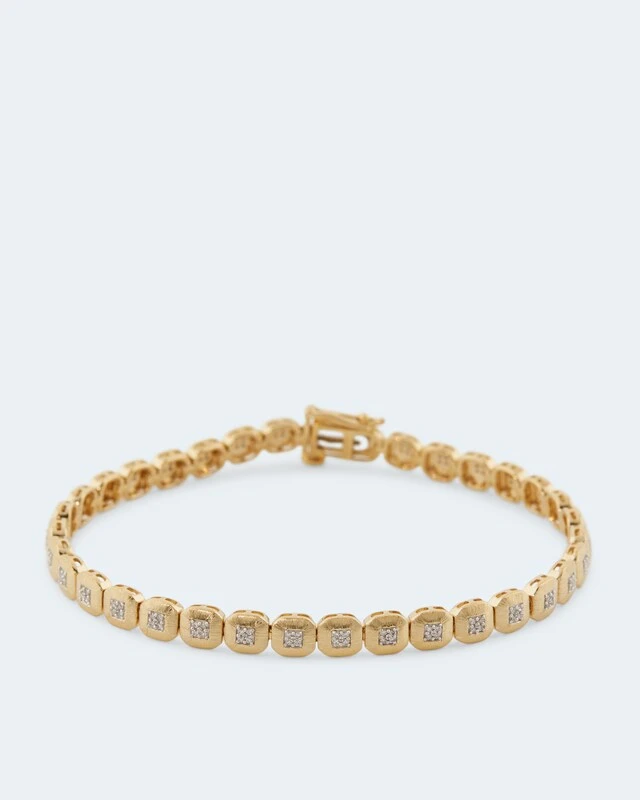 Armband Mit Diamanten Ca. 0,25 Ct 7 Armband Mit Diamanten Ca. 0,25 Ct – Bild 5