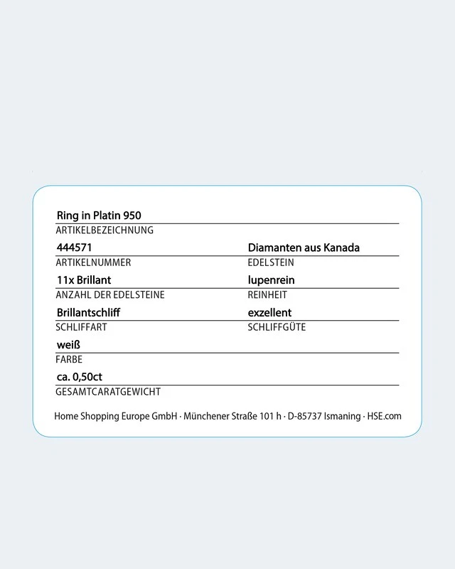 Brillantring Aus Platin 0,50 Ct 3 Brillantring Aus Platin 0,50 Ct