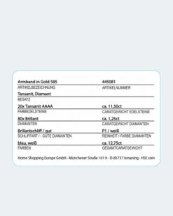 Armband Mit Tansanit AAAA Und Brillant -Heim- Und Modegeschäft 58100538 a844e306 eb5c 447c 8169 ae754dccdfde pics640