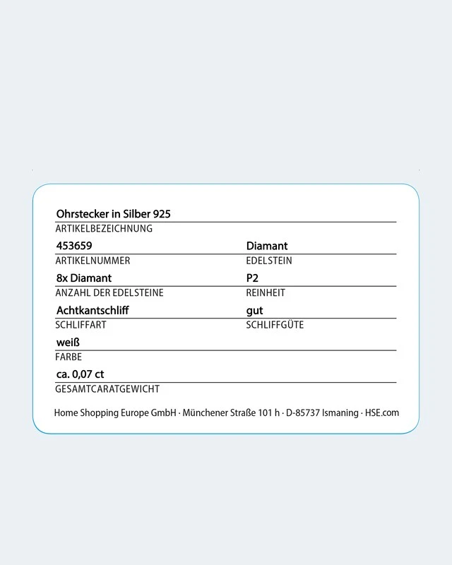 Diamant-Ohrstecker 0,07 Ct 3 Diamant-Ohrstecker 0,07 Ct