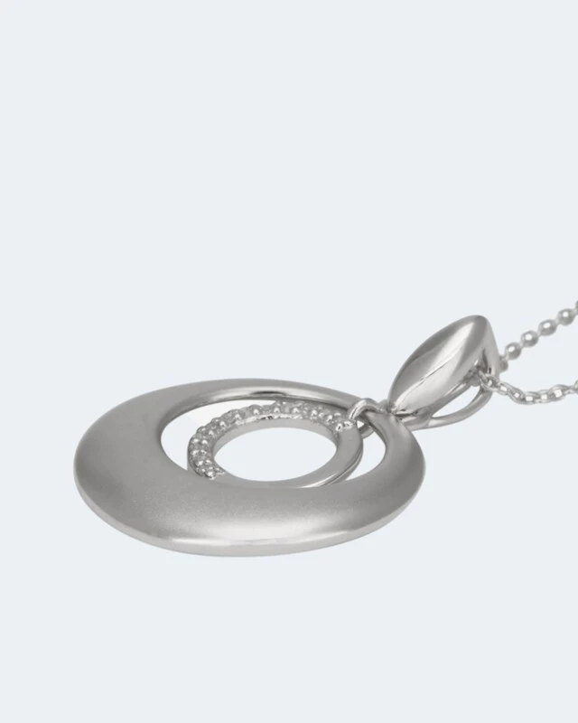 Diamant-Anhänger Mit Kette 0,06 Ct 4 Diamant-Anhänger Mit Kette 0,06 Ct – Bild 2