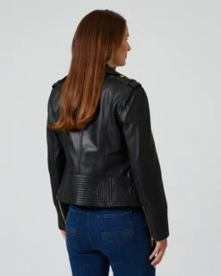 Lederjacke "Bikerstyle"