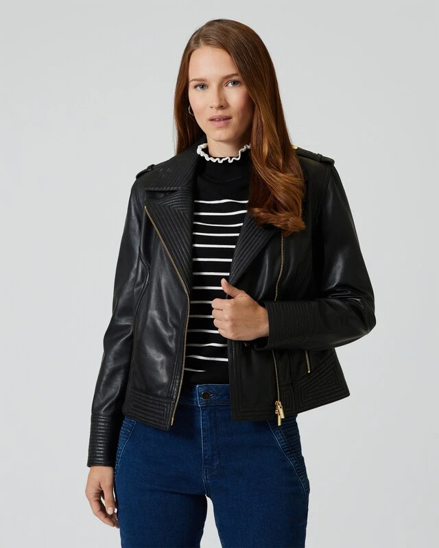 Lederjacke "Bikerstyle" 4 Lederjacke "Bikerstyle" – Bild 2