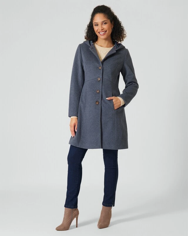 Mantel Mit Bedrucktem Innenfutter 8 Mantel Mit Bedrucktem Innenfutter – Bild 6