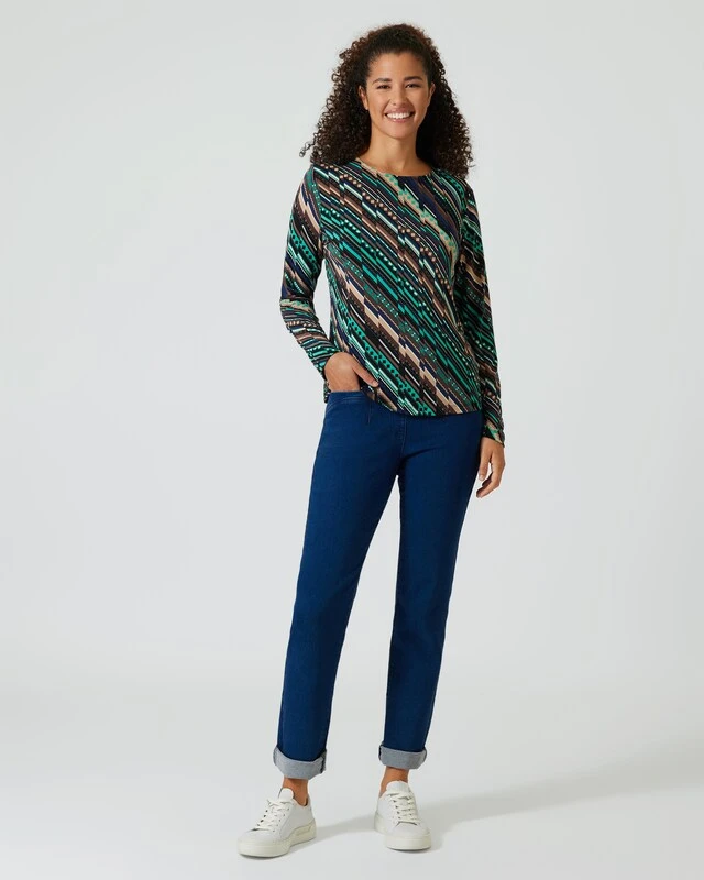 Shirt Im Schrägstreifen-Design 3 Shirt Im Schrägstreifen-Design