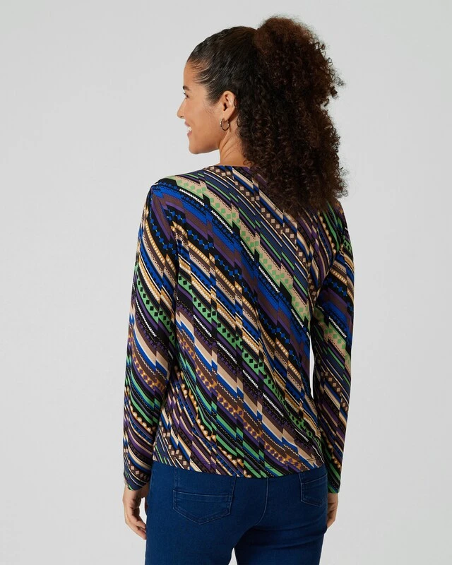 Shirt Im Schrägstreifen-Design 7 Shirt Im Schrägstreifen-Design – Bild 5