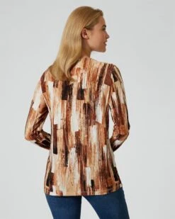 Midi-Shirt Mit 3D-Multicolor-Druck