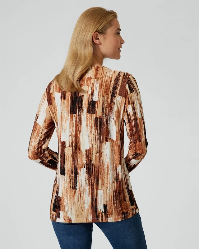 Midi-Shirt Mit 3D-Multicolor-Druck 3 Midi-Shirt Mit 3D-Multicolor-Druck