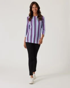 Shirt Mit Retro-Druck