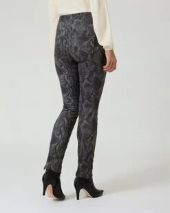 Schlupfhose Mit Allover-Snake-Druck