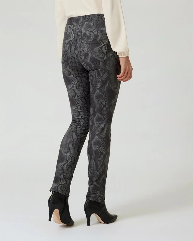 Schlupfhose Mit Allover-Snake-Druck 3 Schlupfhose Mit Allover-Snake-Druck