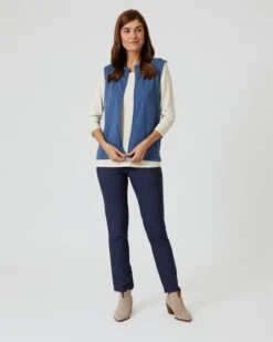 Weste Im Muster-Stepp