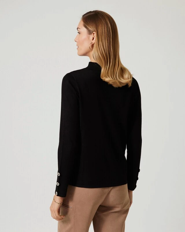 Pullover Mit Schmuckknöpfen 4 Pullover Mit Schmuckknöpfen – Bild 2