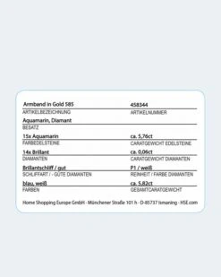 Armband Mit Aquamarin & Brillant -Heim- Und Modegeschäft 59751645 d33ae72d a628 11ed a353 5a72d431453d pics640