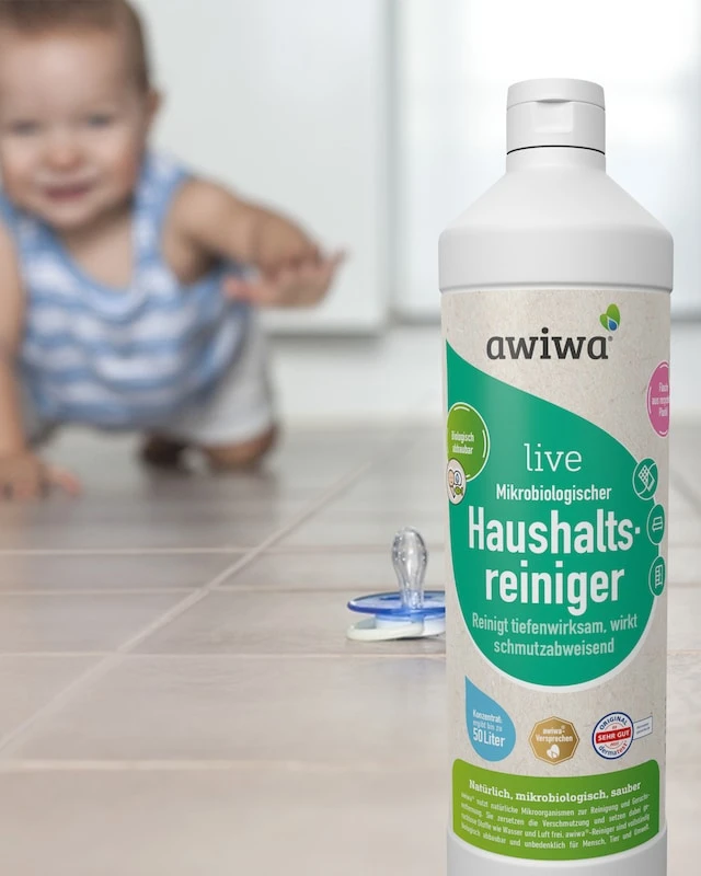 Mikrobiologischer Haushaltsreiniger, 1 L + SPF 3 Mikrobiologischer Haushaltsreiniger, 1 L + SPF