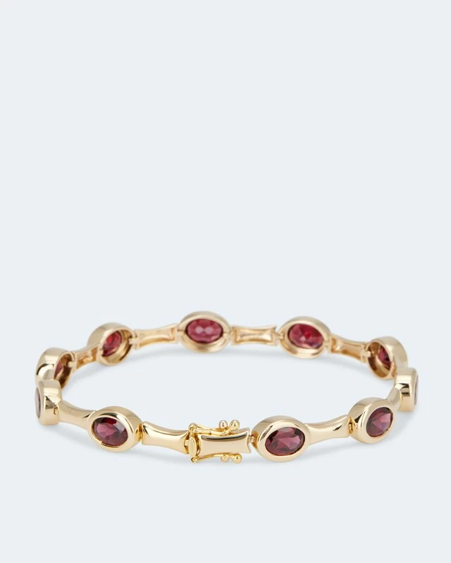 Armband Mit Naktamunda-Rhodolith 3 Armband Mit Naktamunda-Rhodolith