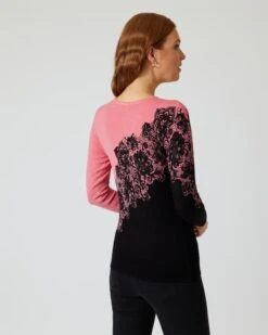 Classic Pullover "Spitzenbordüre"