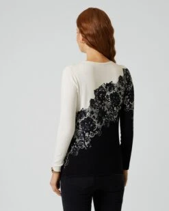 Classic Pullover "Spitzenbordüre" -Heim- Und Modegeschäft 59776308 59dd288b c709 11ed 9083 5a72d431453d pics640