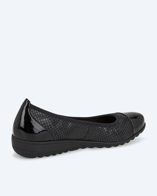 Caprice Ballerina Mit Lackleder-Details 9 Caprice Ballerina Mit Lackleder-Details – Bild 7