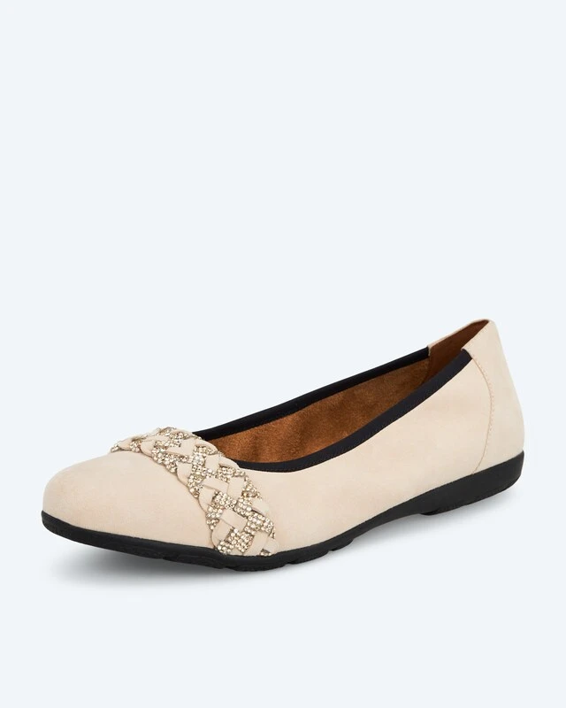 Caprice Ballerina Mit Flechtdeko 6 Caprice Ballerina Mit Flechtdeko – Bild 4