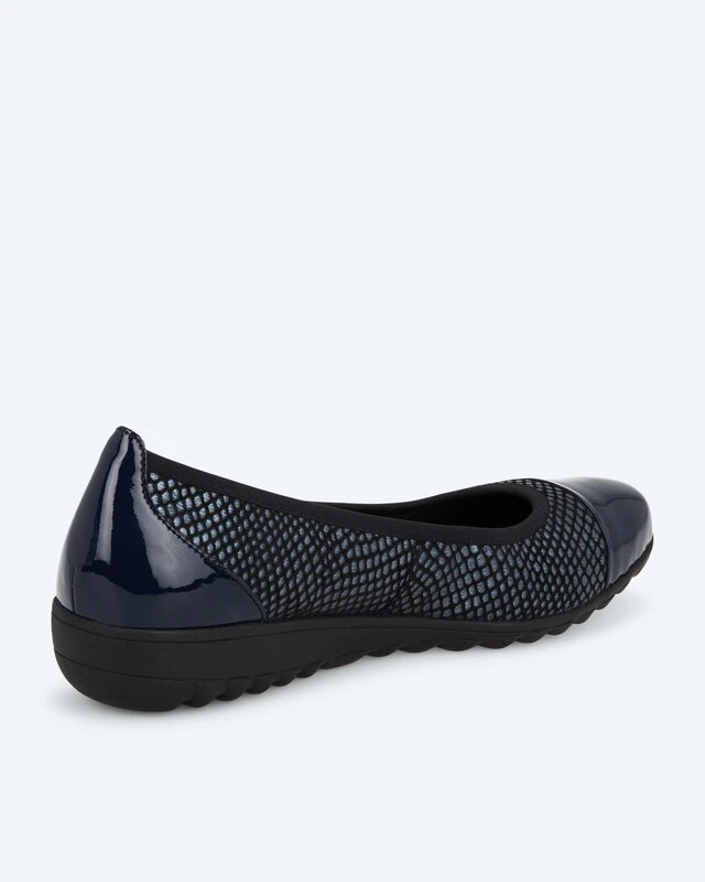 Caprice Ballerina Mit Lackleder-Details 4 Caprice Ballerina Mit Lackleder-Details – Bild 2