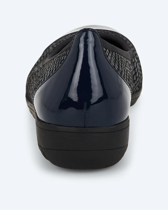 Caprice Ballerina Mit Lackleder-Details 3 Caprice Ballerina Mit Lackleder-Details