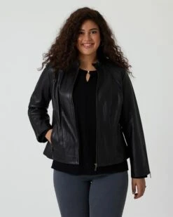 Lederjacke Mit Stepp-Details -Heim- Und Modegeschäft 59795568 c1d08d0c dceb 11ed 9083 5a72d431453d pics640