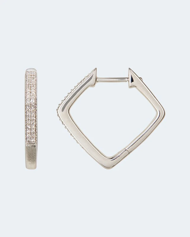 Diamant-Creole 0,15 Ct 4 Diamant-Creole 0,15 Ct – Bild 2