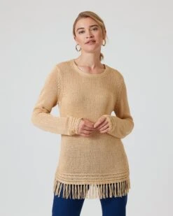 Pullover Mit Fransensaum -Heim- Und Modegeschäft 59802711 819df849 e4cd 11ed 9083 5a72d431453d pics640