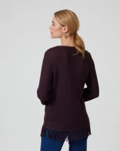 Pullover Mit Fransensaum -Heim- Und Modegeschäft 59802727 96a97c42 e4cd 11ed 9083 5a72d431453d pics640