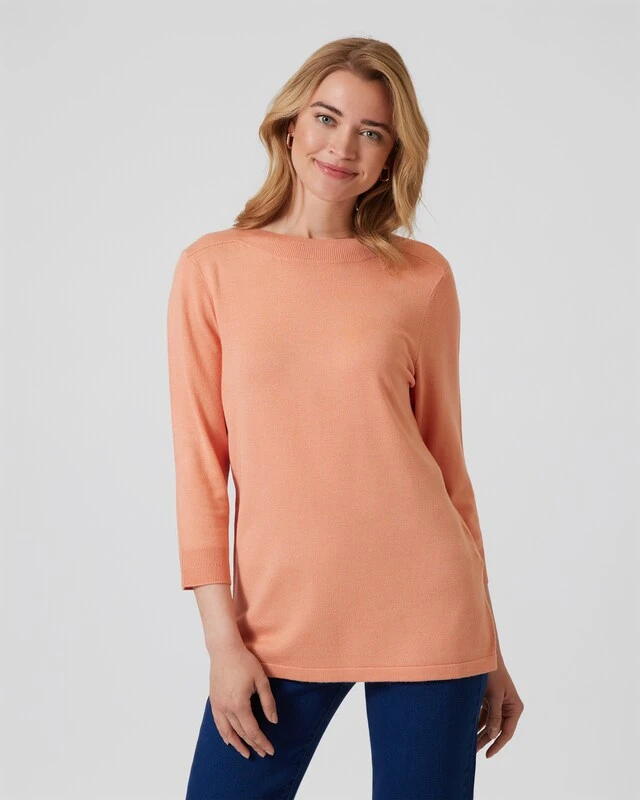 Feinstrickpullover Mit U-Boot-Ausschnitt 5 Feinstrickpullover Mit U-Boot-Ausschnitt – Bild 3