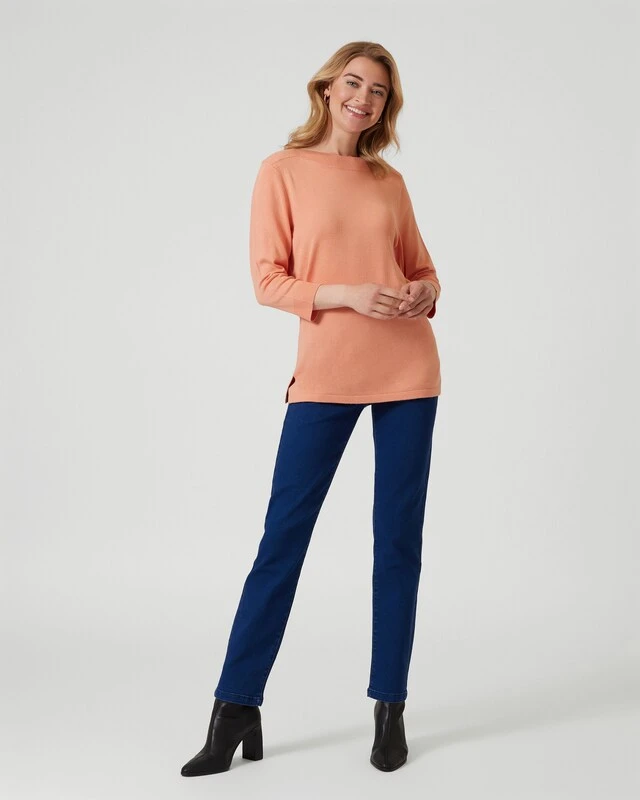 Feinstrickpullover Mit U-Boot-Ausschnitt 6 Feinstrickpullover Mit U-Boot-Ausschnitt – Bild 4