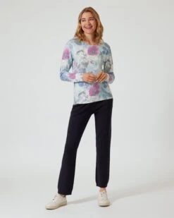 Soft Pullover "Blumenparadies"