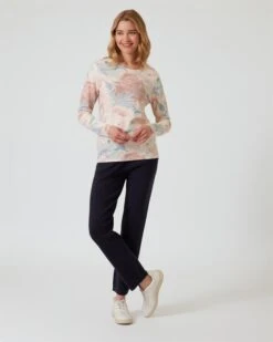 Soft Pullover "Blumen-Herbsttraum"