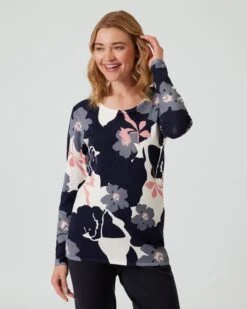 Pullover Mit Abstraktem Blumenmotiv 9 Pullover Mit Abstraktem Blumenmotiv -Heim- Und Modegeschäft 59803774 e3cc8580 e595 11ed 9083 5a72d431453d pics640
