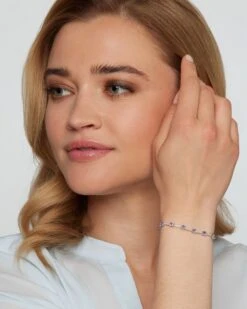 Armband Mit Tansanit AAA+ Und Diamant