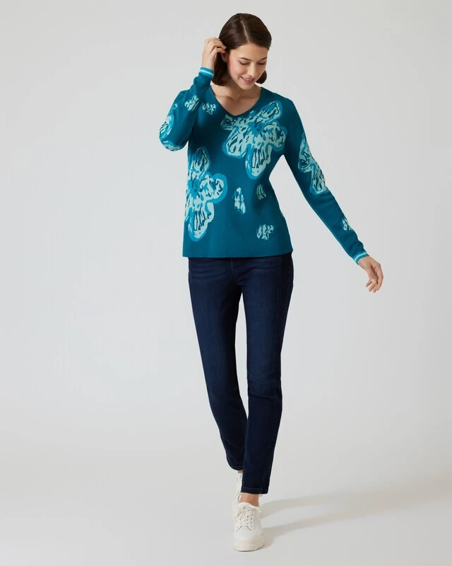 Pullover Mit All-Over-Druck 3 Pullover Mit All-Over-Druck
