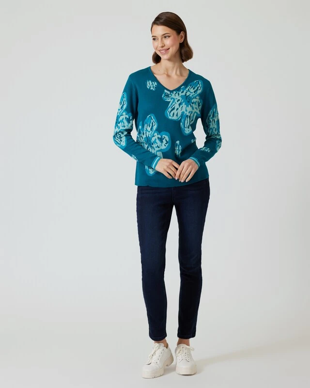 Pullover Mit All-Over-Druck 4 Pullover Mit All-Over-Druck – Bild 2
