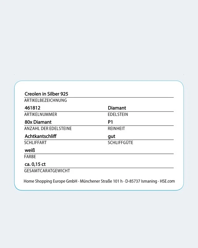 Diamant-Creole 0,15 Ct 3 Diamant-Creole 0,15 Ct