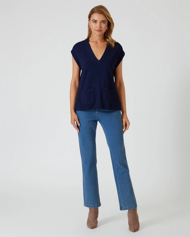 Pullunder Mit V-Ausschnitt 14 Pullunder Mit V-Ausschnitt – Bild 12