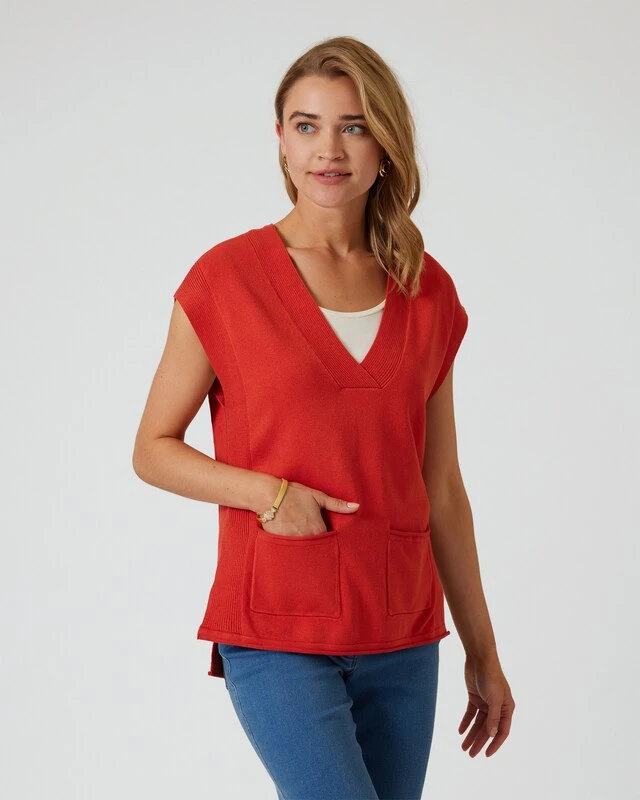 Pullunder Mit V-Ausschnitt 10 Pullunder Mit V-Ausschnitt – Bild 8