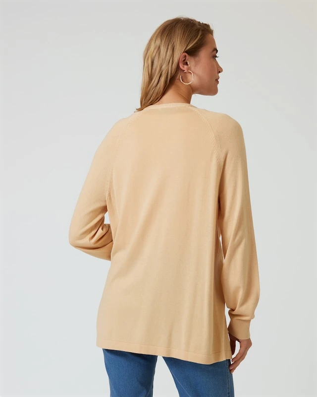 Longcardigan Mit Seiden-Anteil 3 Longcardigan Mit Seiden-Anteil