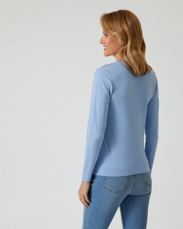 Glow Pullover Mit Stickerei 4 Glow Pullover Mit Stickerei – Bild 2