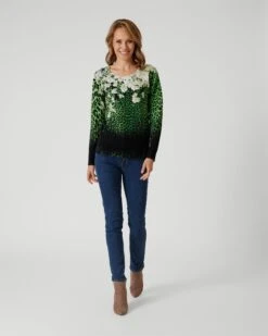Classic Pullover "Leo-Blüten-Print" -Heim- Und Modegeschäft 59824195 e3c2cd76 044a 11ee 9169 5a72d431453d pics640